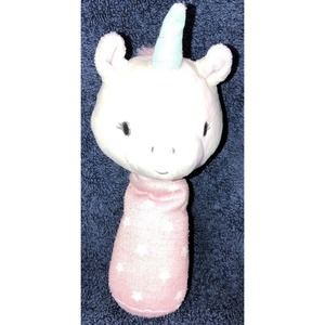 Ingenuity Baby Cloth Plush Rattle Unicorn 7"